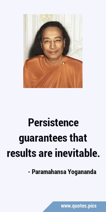 Persistence guarantees that results are …
