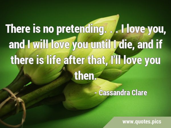 The Tao Of Romance - There is no pretending about love. When you love a  person, you tell him you love him, and you will love him for the rest of  your