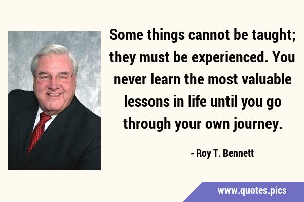 Roy T. Bennett on X: The past is where you learned the lesson