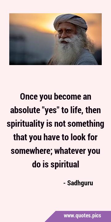 Once you become an absolute 
