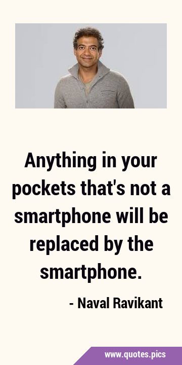 Anything in your pockets that