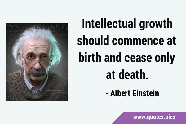 intellectual growth