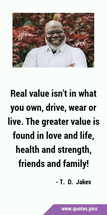 Real value isn