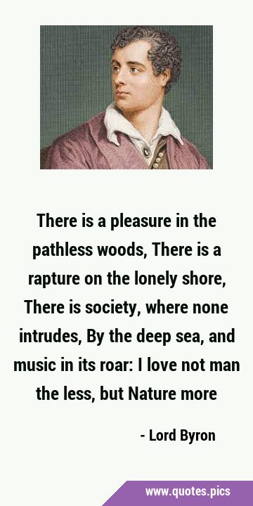 lord byron nature poem