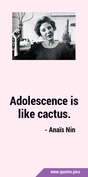 Adolescence is like …