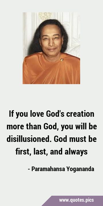 If you love God
